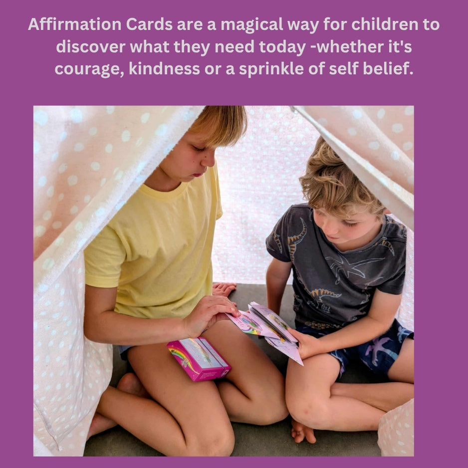 Cards 1 Affirmation Oracle cards - Unicorn's Gems of Wisdom